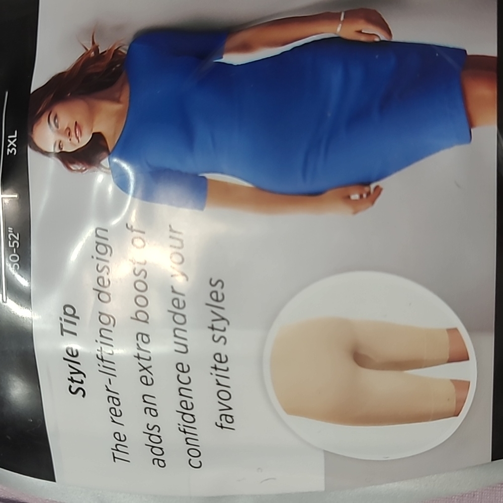 Jockey Essentials Lavender Seamfree Slimming HW LL Shorts No Roll Wai… - Picture 6 of 7